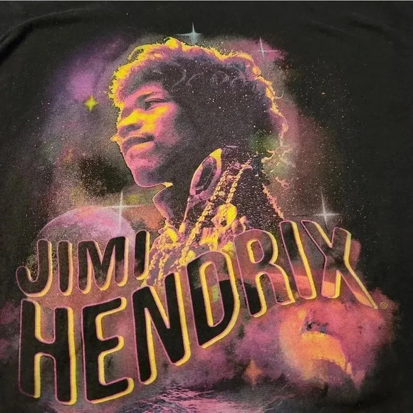 Jimmy Hendrix graphic short‎ sleeve T-shirt - Picture 2 of 2